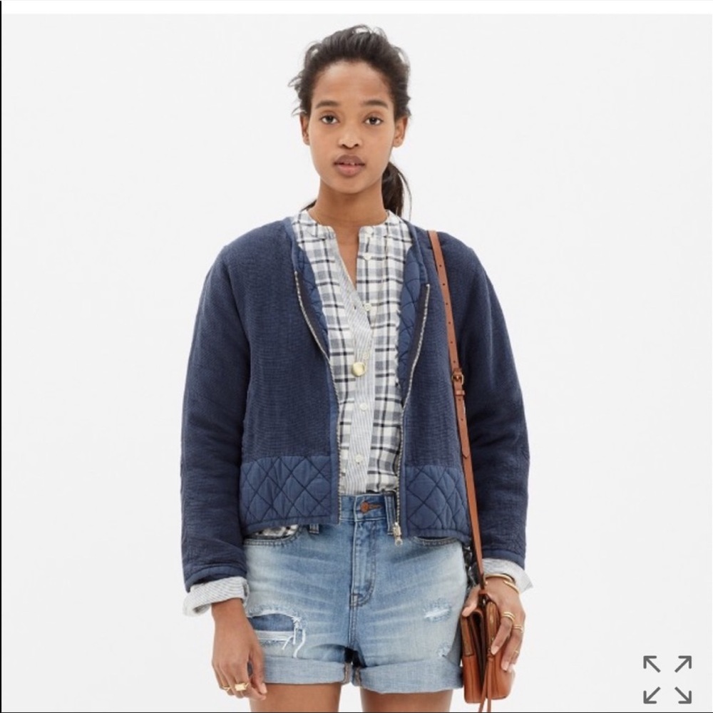 Madewell Quilted Bomber Jacket